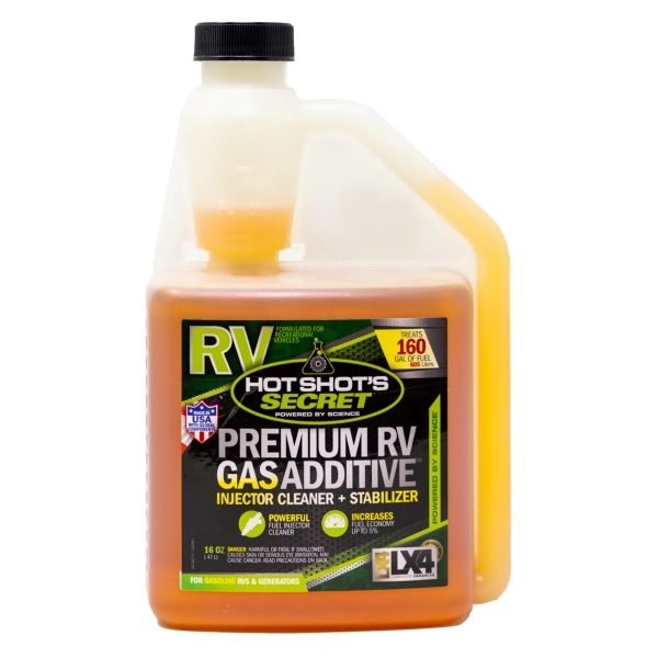 HOT SHOT’S SECRET PREMIUM RV GASOLINE ADDITIVE